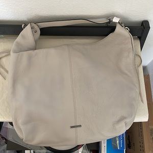 Rebecca Minkoff Bryn Double Zip Hobo Bag, Putty WT # 11228
